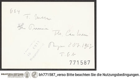 Rückseite von bh771587_recto