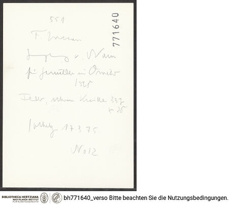 Rückseite von bh771640_recto