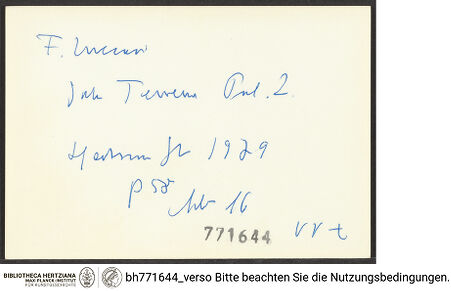 Rückseite von bh771644_recto