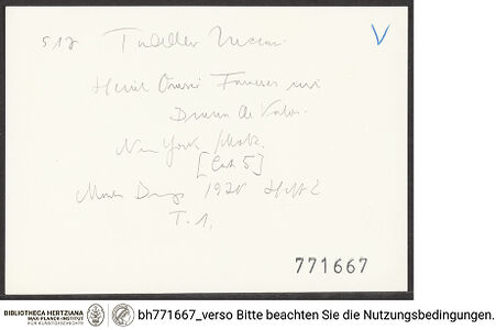 Rückseite von bh771667_recto