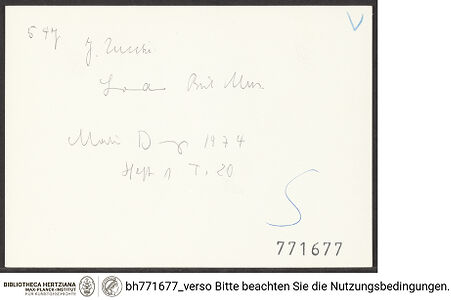 Rückseite von bh771677_recto