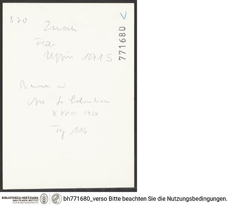 Rückseite von bh771680_recto