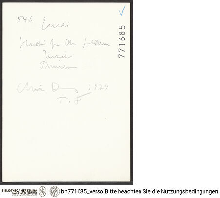 Rückseite von bh771685_recto