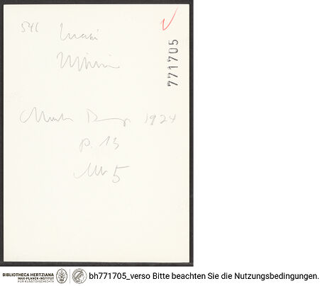 Rückseite von bh771705_recto