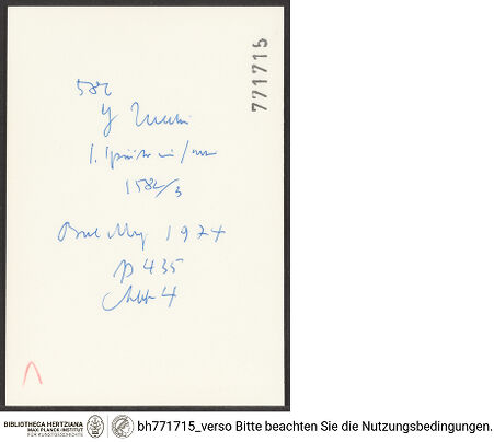 Rückseite von bh771715_recto