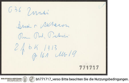 Rückseite von bh771717_recto