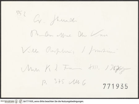 Rückseite von bh771935_recto