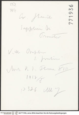 Rückseite von bh771936_recto