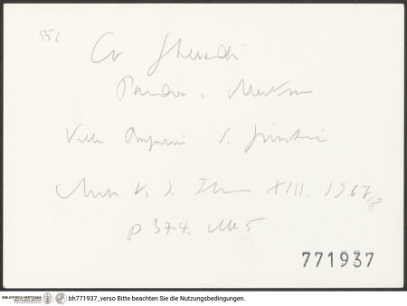 Rückseite von bh771937_recto