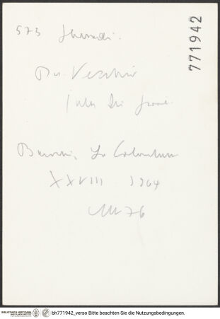 Rückseite von bh771942_recto