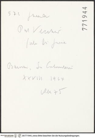 Rückseite von bh771944_recto
