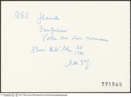 Rückseite von bh771965_recto