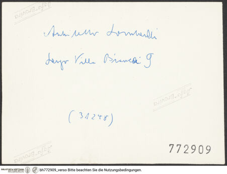 Rückseite von bh772909_recto