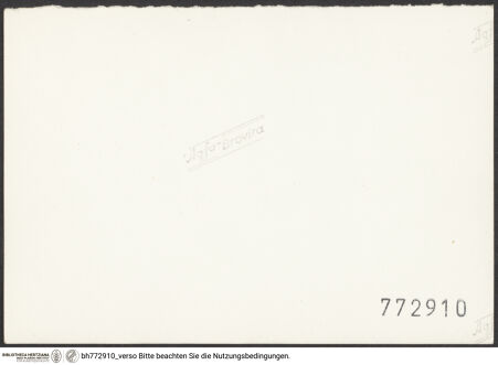 Rückseite von bh772910_recto