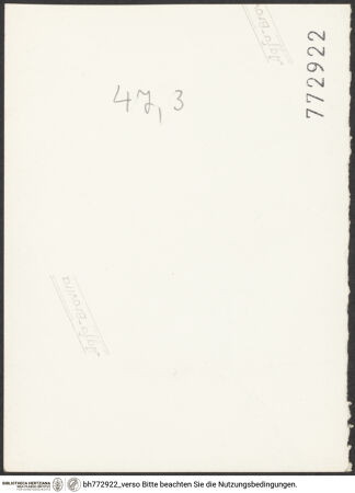 Rückseite von bh772922_recto