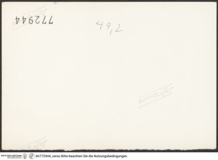 Rückseite von bh772944_recto