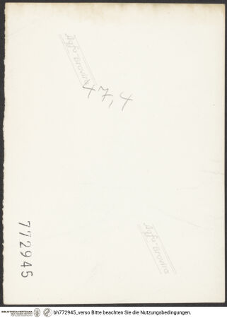 Rückseite von bh772945_recto