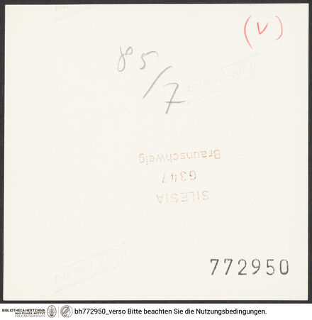 Rückseite von bh772950_recto