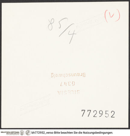 Rückseite von bh772952_recto