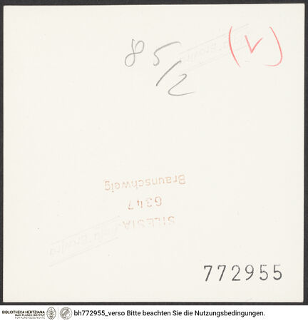 Rückseite von bh772955_recto