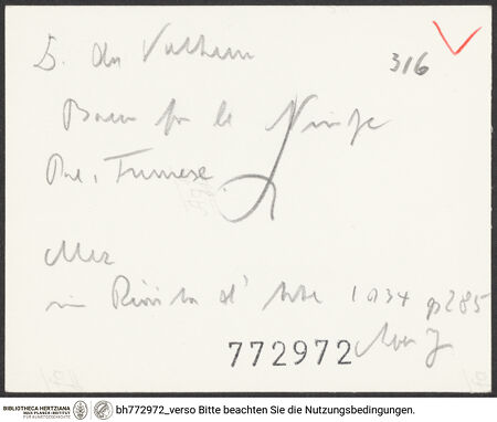 Rückseite von bh772972_recto