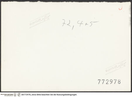 Rückseite von bh772978_recto