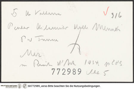 Rückseite von bh772989_recto