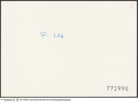 Rückseite von bh772990_recto