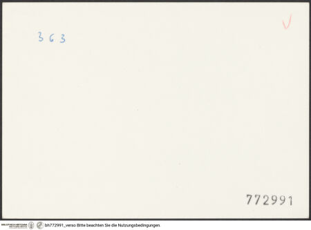 Rückseite von bh772991_recto