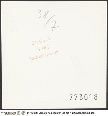 Rückseite von bh773018_recto