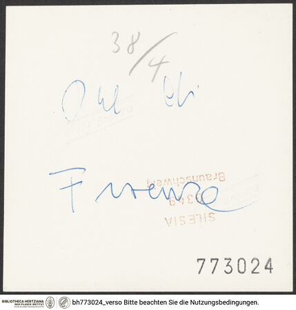 Rückseite von bh773024_recto