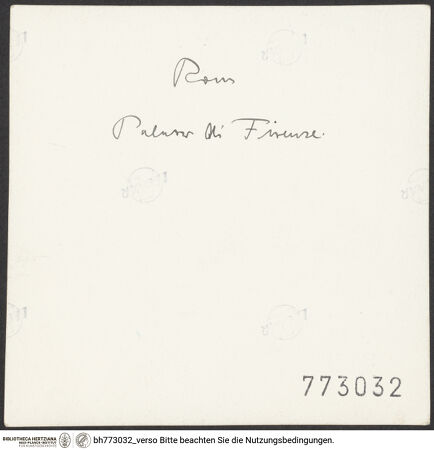 Rückseite von bh773032_recto