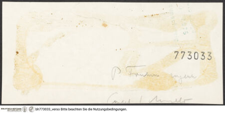 Rückseite von bh773033_recto