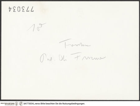 Rückseite von bh773034_recto