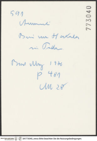 Rückseite von bh773040_recto