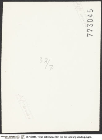 Rückseite von bh773045_recto