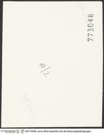 Rückseite von bh773048_recto