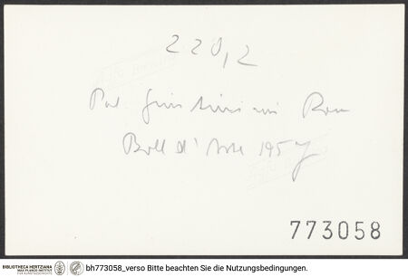 Rückseite von bh773058_recto