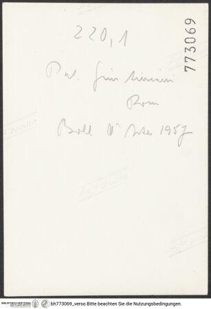 Rückseite von bh773069_recto