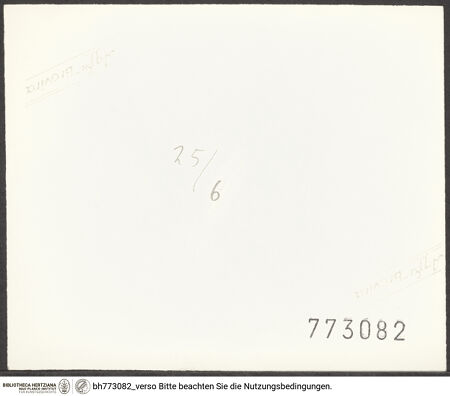 Rückseite von bh773082_recto