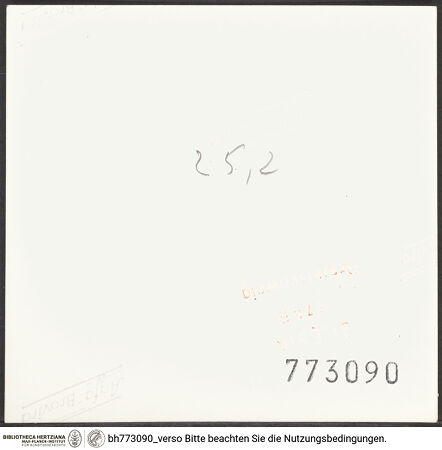 Rückseite von bh773090_recto