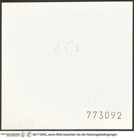 Rückseite von bh773092_recto