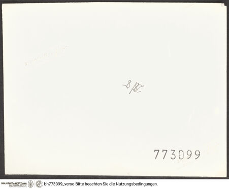 Rückseite von bh773099_recto