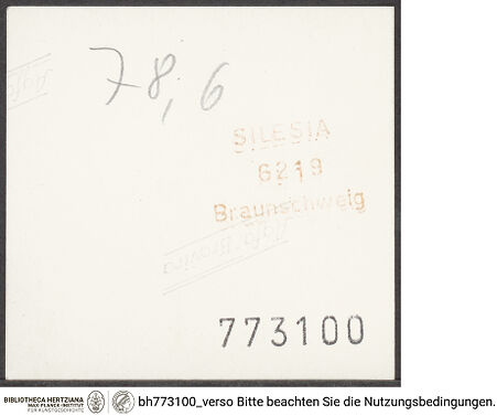 Rückseite von bh773100_recto