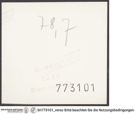 Rückseite von bh773101_recto