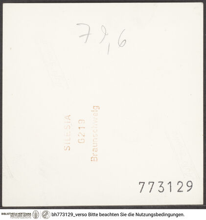 Rückseite von bh773129_recto