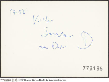 Rückseite von bh773135_recto