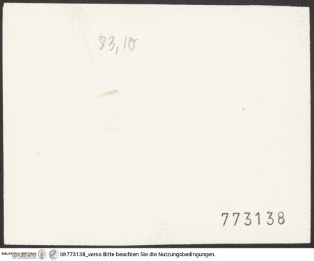 Rückseite von bh773138_recto