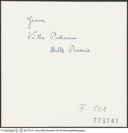 Rückseite von bh773141_recto