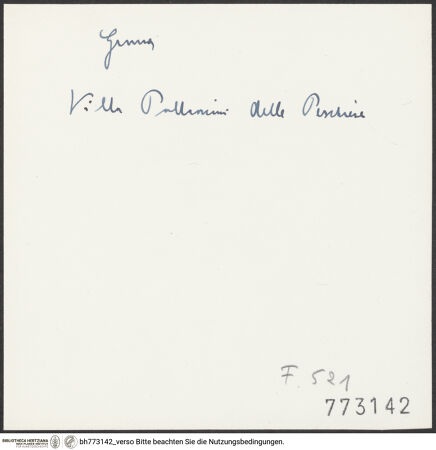 Rückseite von bh773142_recto